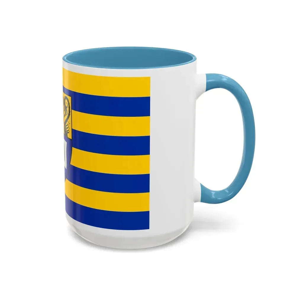 Flag of Dueren Germany - Accent Coffee Mug - Go Mug Yourself