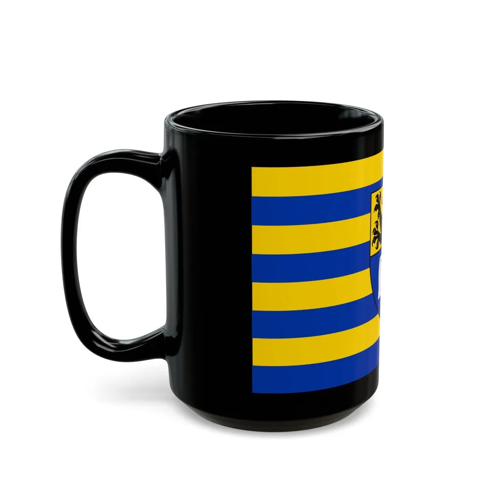 Flag of Dueren Germany - Black Coffee Mug-Go Mug Yourself