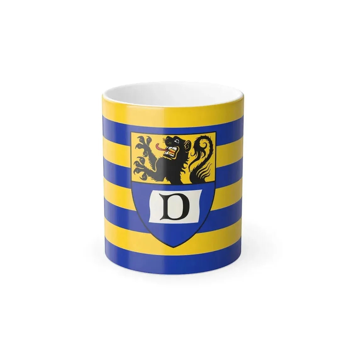 Flag of Dueren Germany - Color Changing Coffee Mug 11oz - Go Mug Yourself