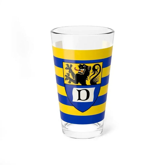Flag of Dueren Germany - Pint Glass 16oz 16oz - Go Mug Yourself