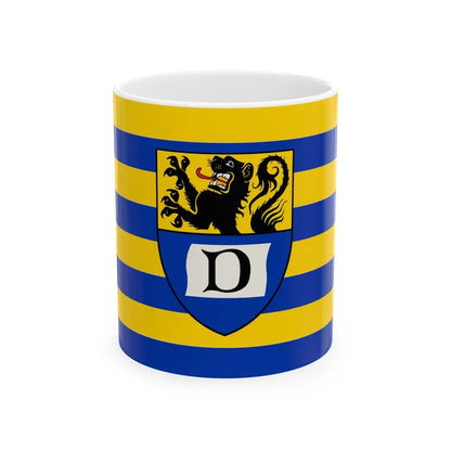 Flag of Dueren Germany - White Coffee Mug-11oz-Go Mug Yourself