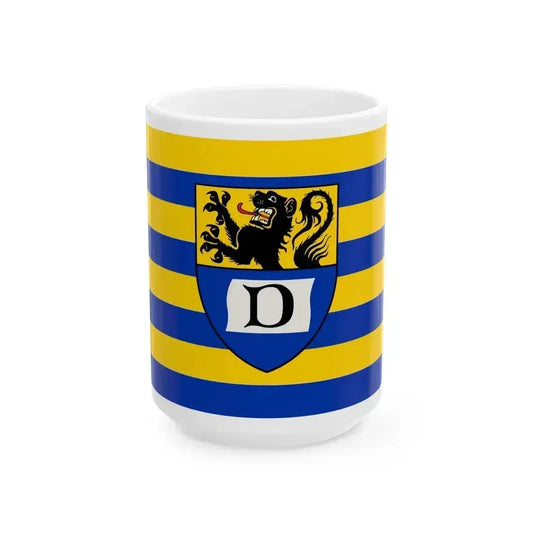 Flag of Dueren Germany - White Coffee Mug 15oz - Go Mug Yourself