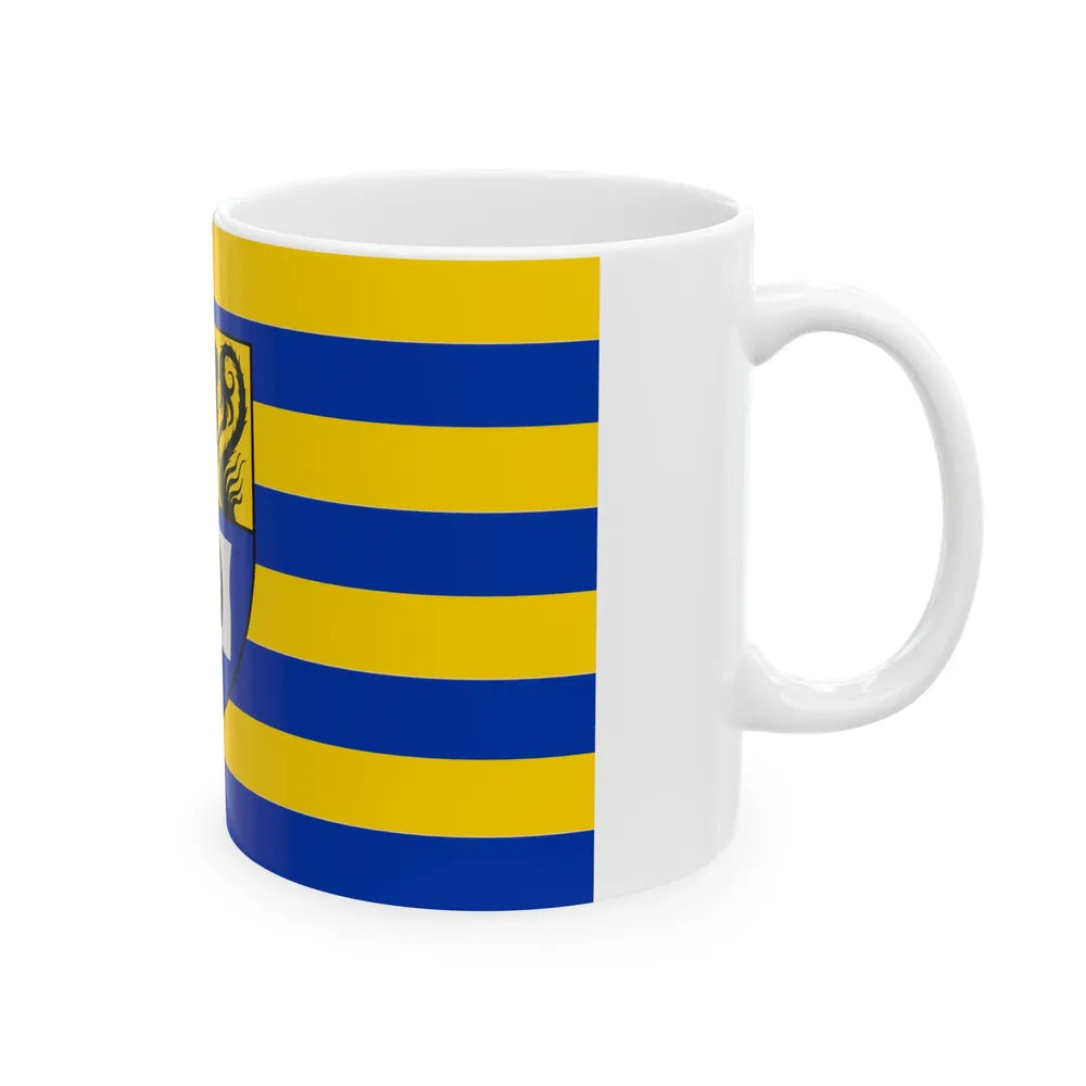 Flag of Dueren Germany - White Coffee Mug-Go Mug Yourself