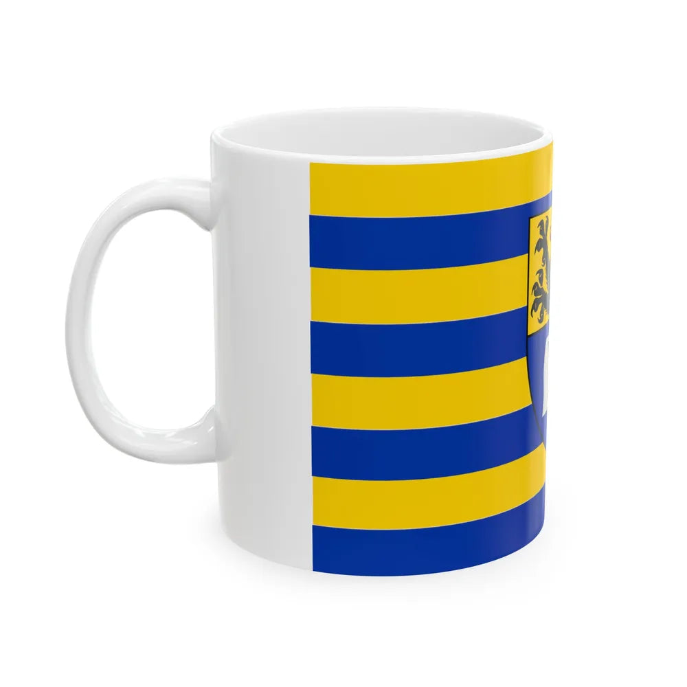 Flag of Dueren Germany - White Coffee Mug-Go Mug Yourself