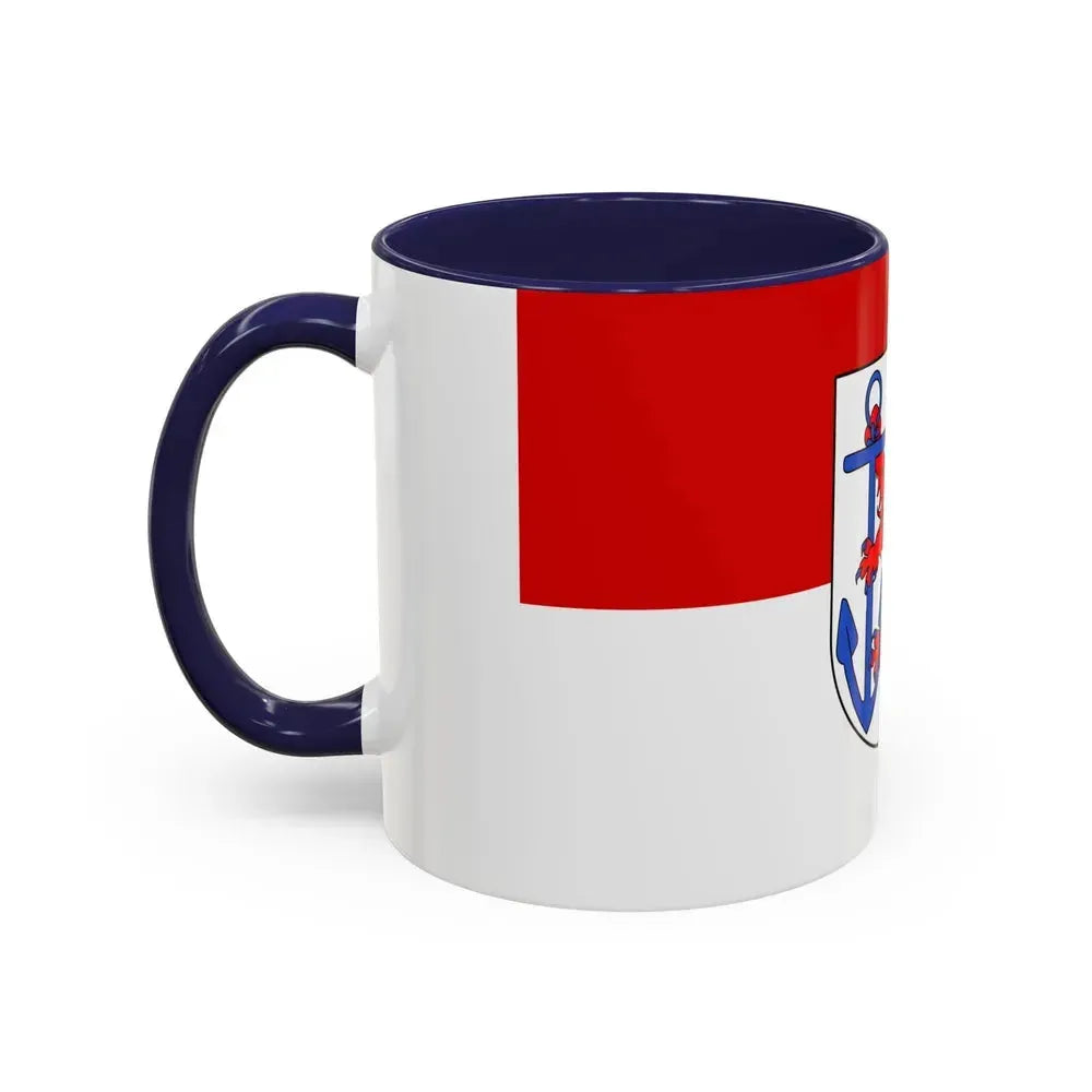 Flag of Duesseldorf Germany - Accent Coffee Mug - Go Mug Yourself