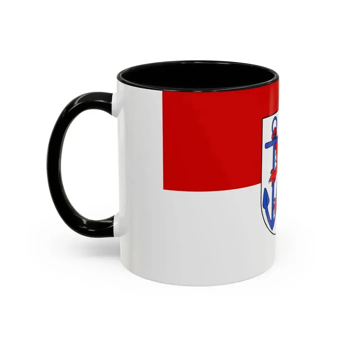 Flag of Duesseldorf Germany - Accent Coffee Mug - Go Mug Yourself