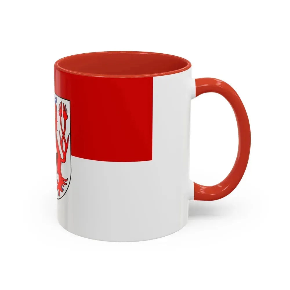 Flag of Duesseldorf Germany - Accent Coffee Mug - Go Mug Yourself