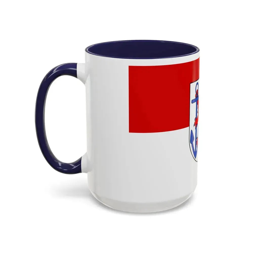 Flag of Duesseldorf Germany - Accent Coffee Mug - Go Mug Yourself