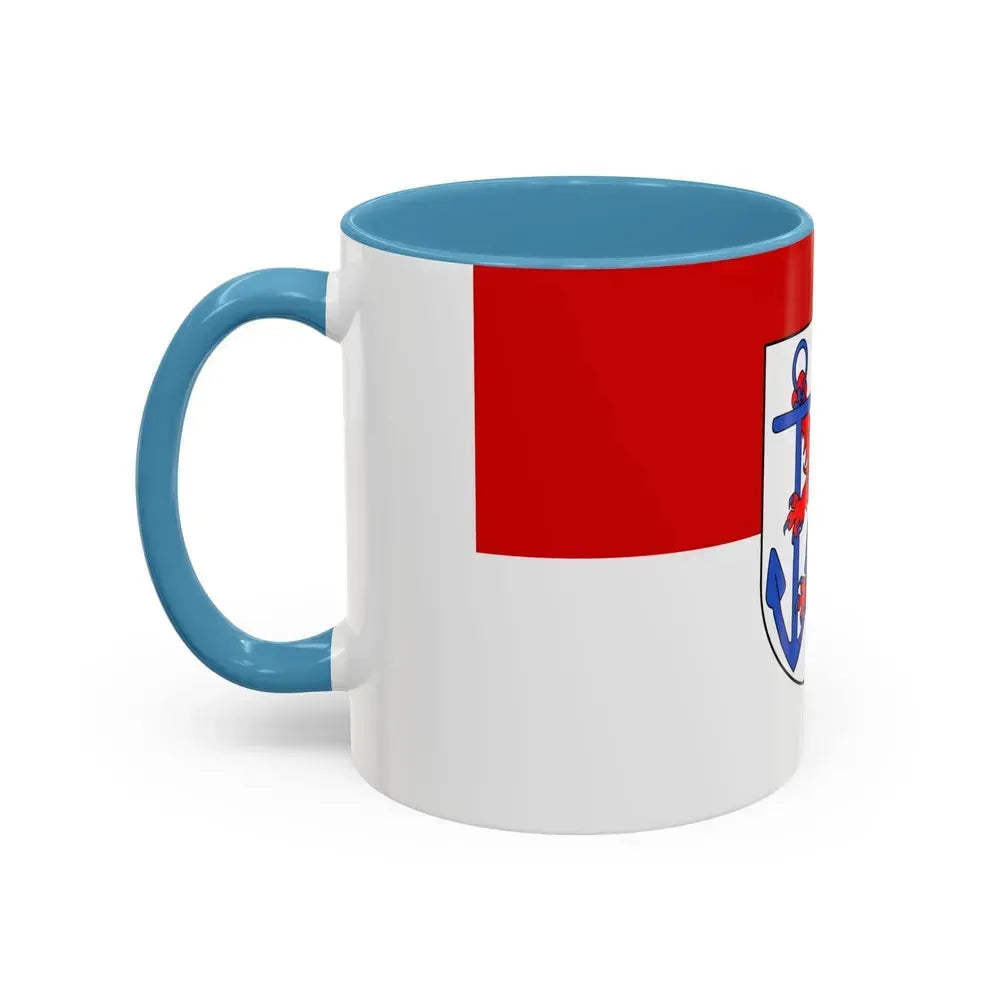 Flag of Duesseldorf Germany - Accent Coffee Mug - Go Mug Yourself