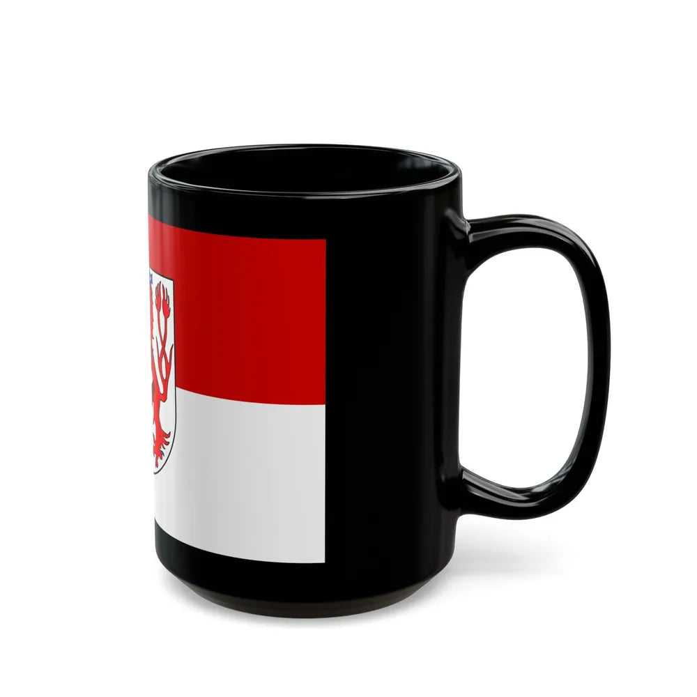 Flag of Duesseldorf Germany - Black Coffee Mug-Go Mug Yourself