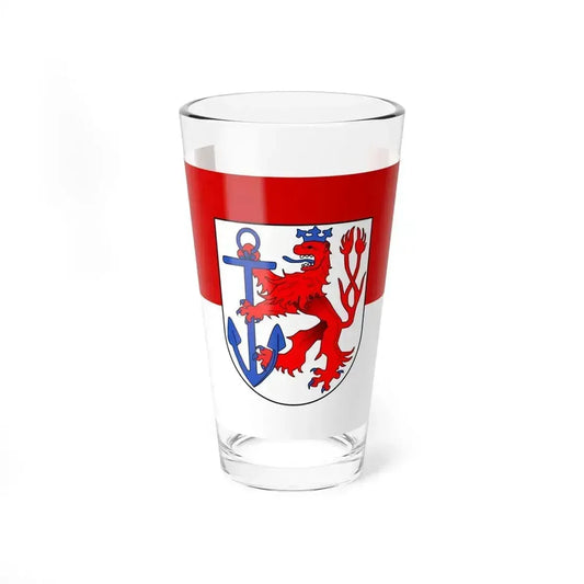 Flag of Duesseldorf Germany - Pint Glass 16oz 16oz - Go Mug Yourself