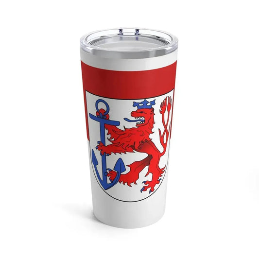 Flag of Duesseldorf Germany - Tumbler 20oz 20oz - Go Mug Yourself
