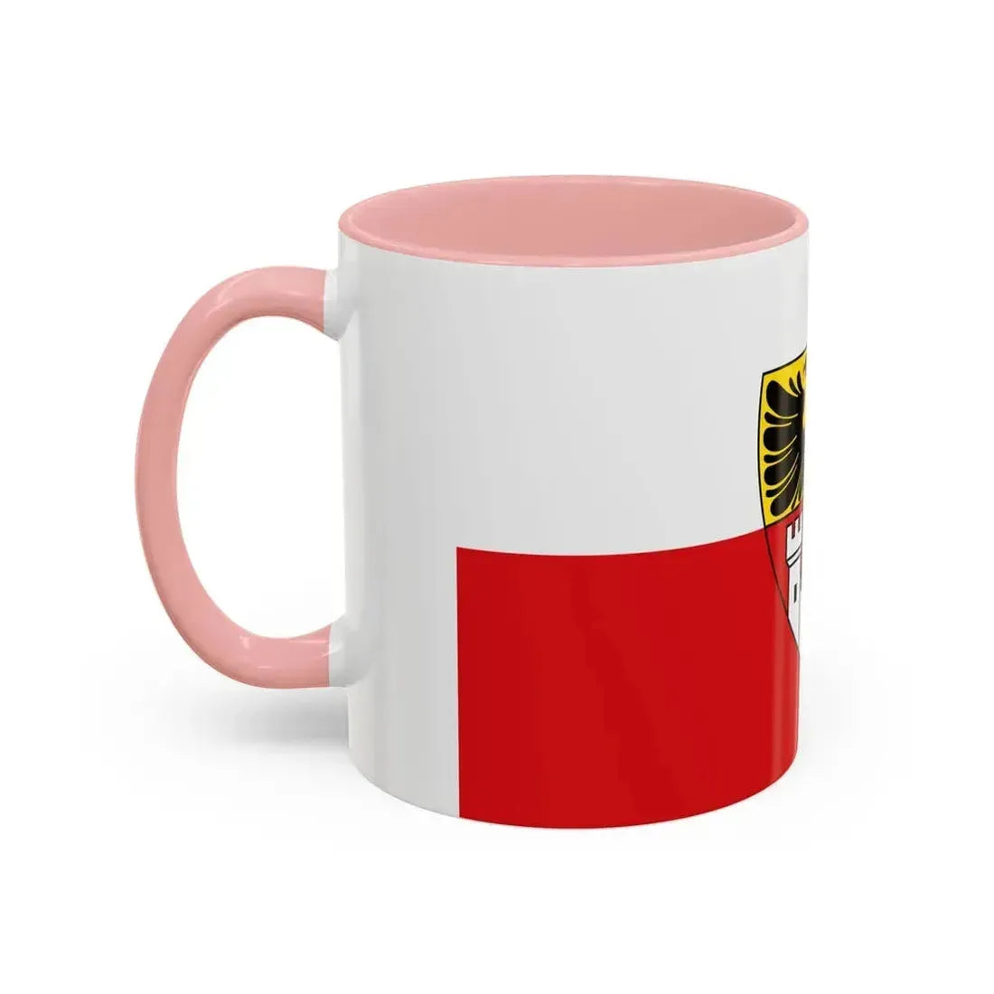 Flag of Duisburg mit Wappen Germany - Accent Coffee Mug - Go Mug Yourself
