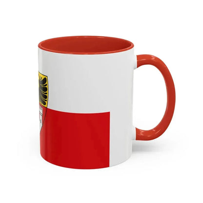 Flag of Duisburg mit Wappen Germany - Accent Coffee Mug - Go Mug Yourself