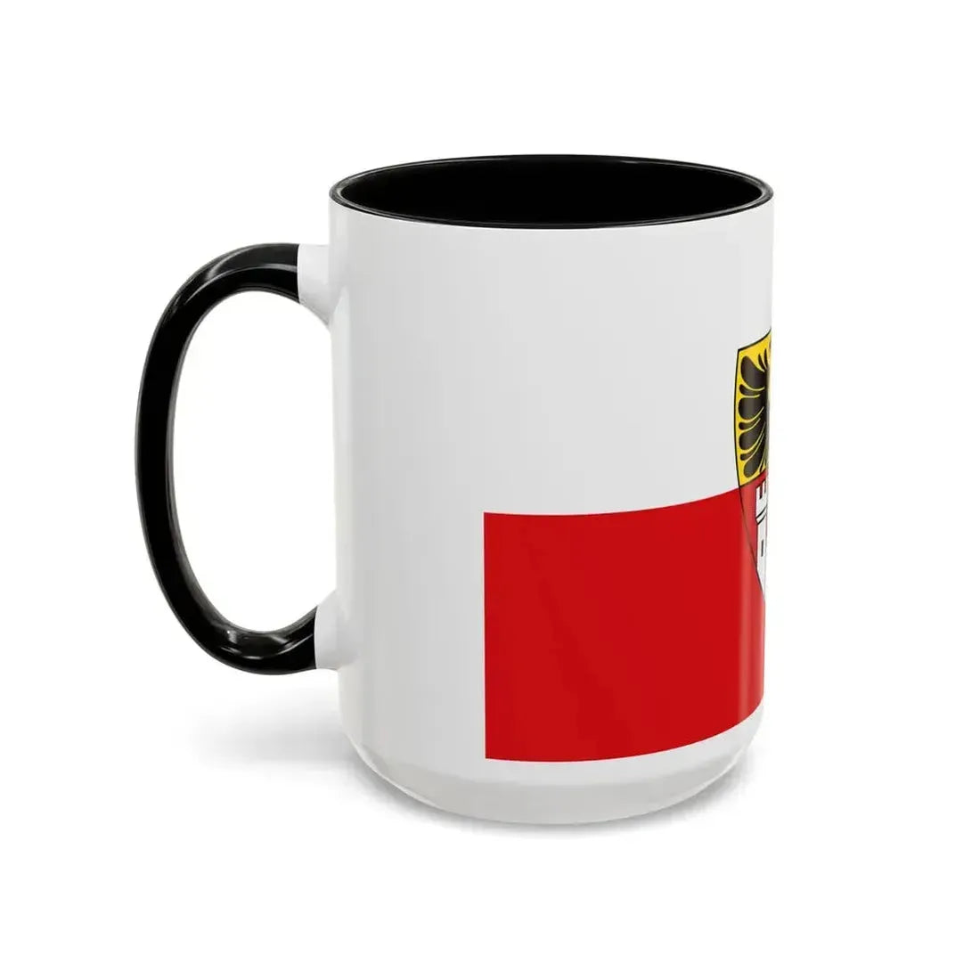 Flag of Duisburg mit Wappen Germany - Accent Coffee Mug - Go Mug Yourself