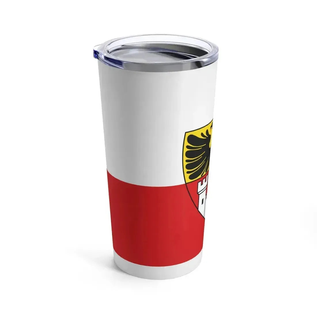 Flag of Duisburg mit Wappen Germany - Tumbler 20oz - Go Mug Yourself