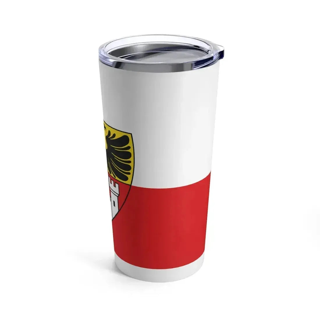 Flag of Duisburg mit Wappen Germany - Tumbler 20oz - Go Mug Yourself