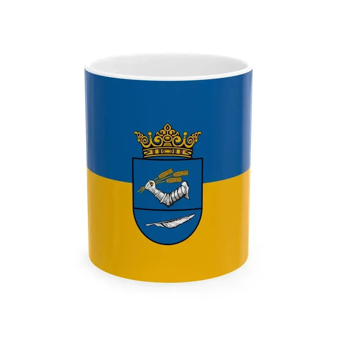 Flag of Duka (Hungary) White Coffee Mug 11oz - Go Mug Yourself