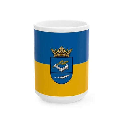 Flag of Duka (Hungary) White Coffee Mug 15oz - Go Mug Yourself