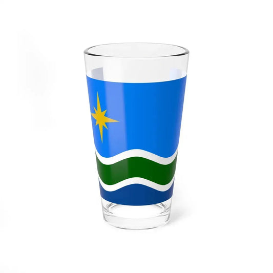 Flag of Duluth, Minnesota - Pint Glass 16oz 16oz - Go Mug Yourself