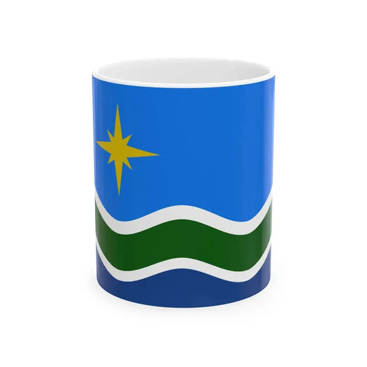 Flag of Duluth Minnesota (United States) White Coffee Mug 11oz - Go Mug Yourself