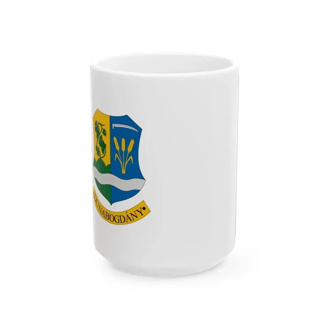 Flag of Dunabogdany (Hungary) White Coffee Mug 15oz - Go Mug Yourself