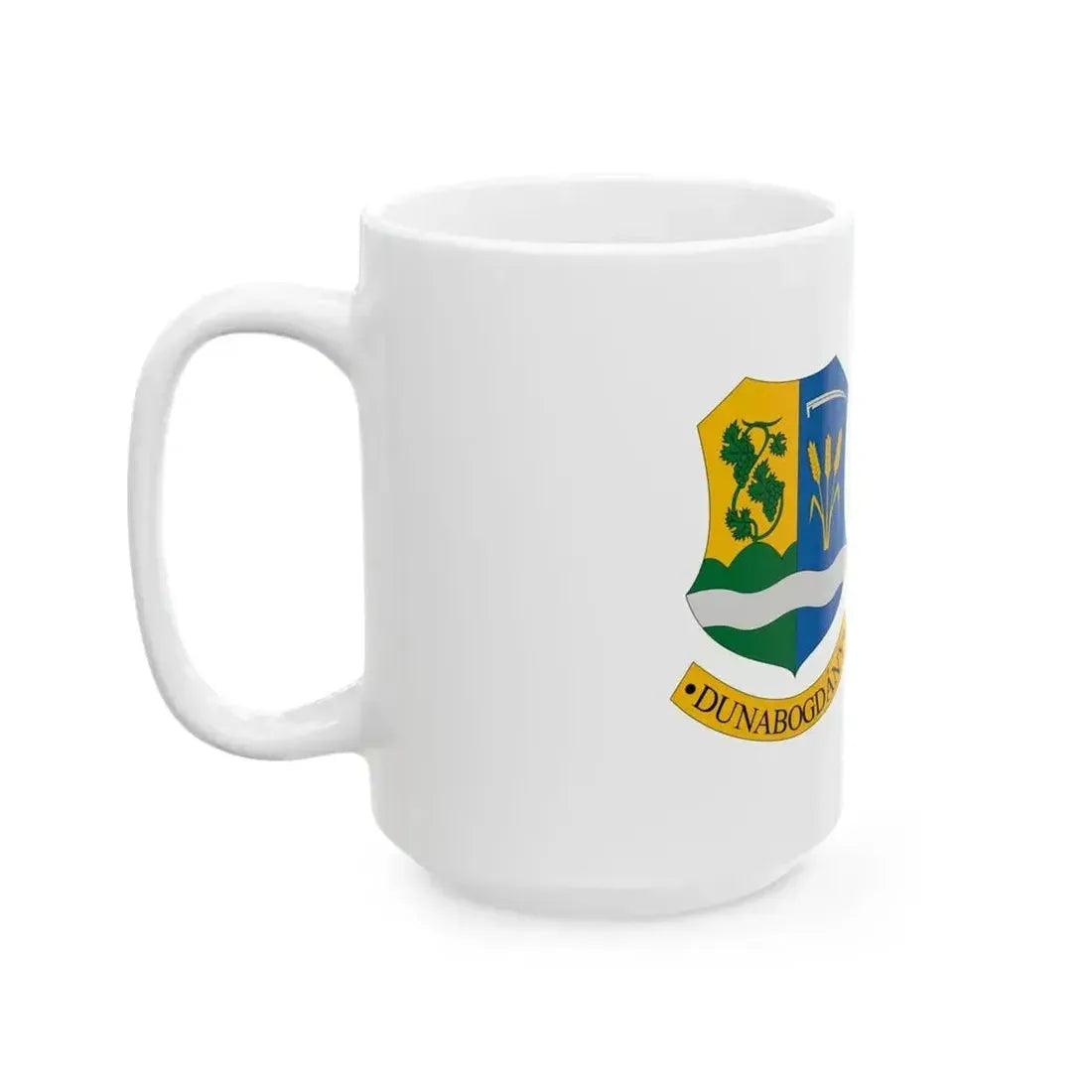 Flag of Dunabogdany (Hungary) White Coffee Mug - Go Mug Yourself