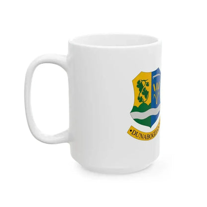 Flag of Dunabogdany (Hungary) White Coffee Mug - Go Mug Yourself