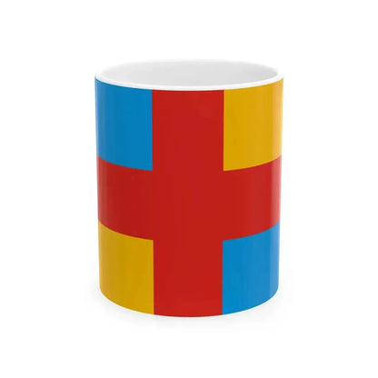 Flag of Dunaharaszti (Hungary) White Coffee Mug 11oz - Go Mug Yourself