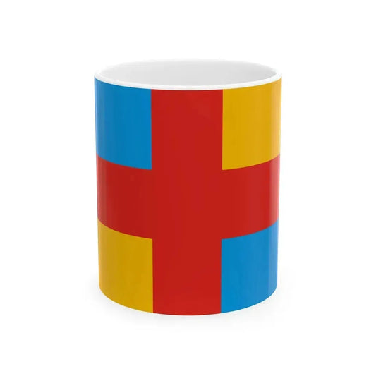 Flag of Dunaharaszti (Hungary) White Coffee Mug 11oz - Go Mug Yourself