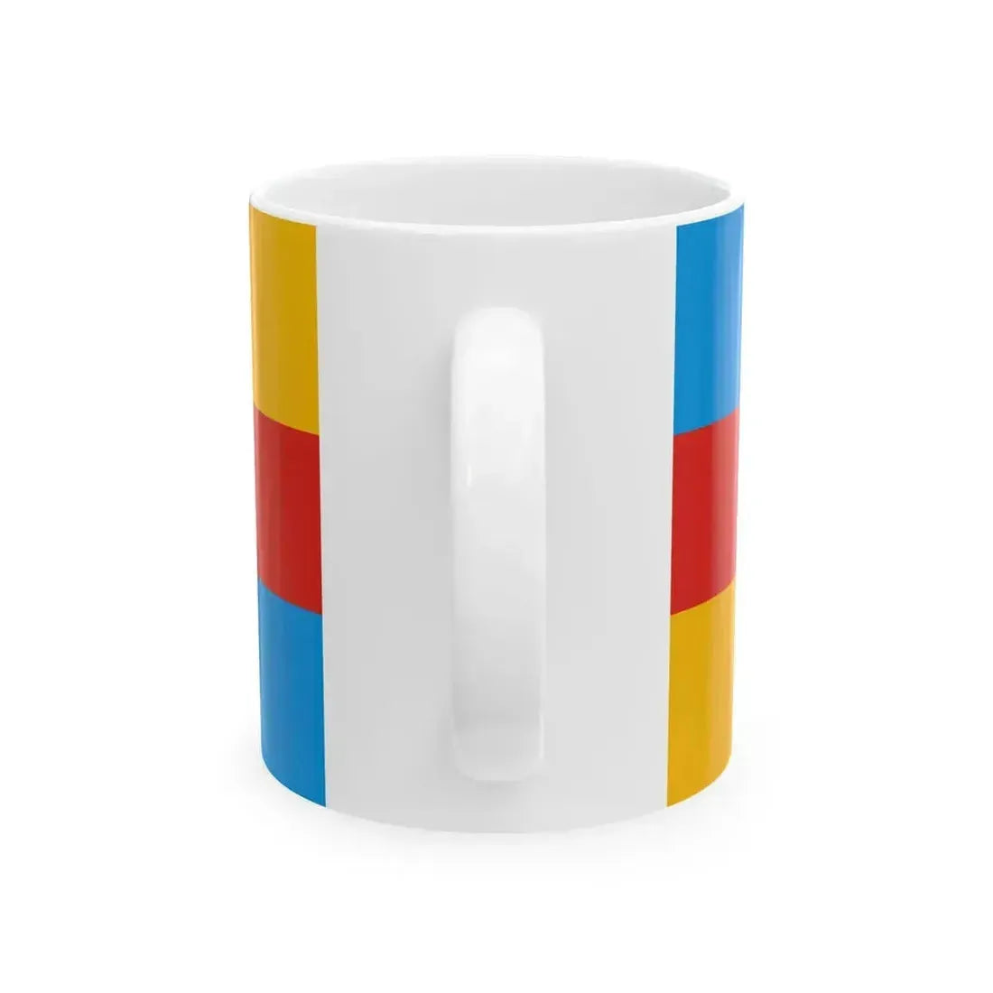 Flag of Dunaharaszti (Hungary) White Coffee Mug - Go Mug Yourself