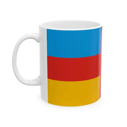 Flag of Dunaharaszti (Hungary) White Coffee Mug - Go Mug Yourself