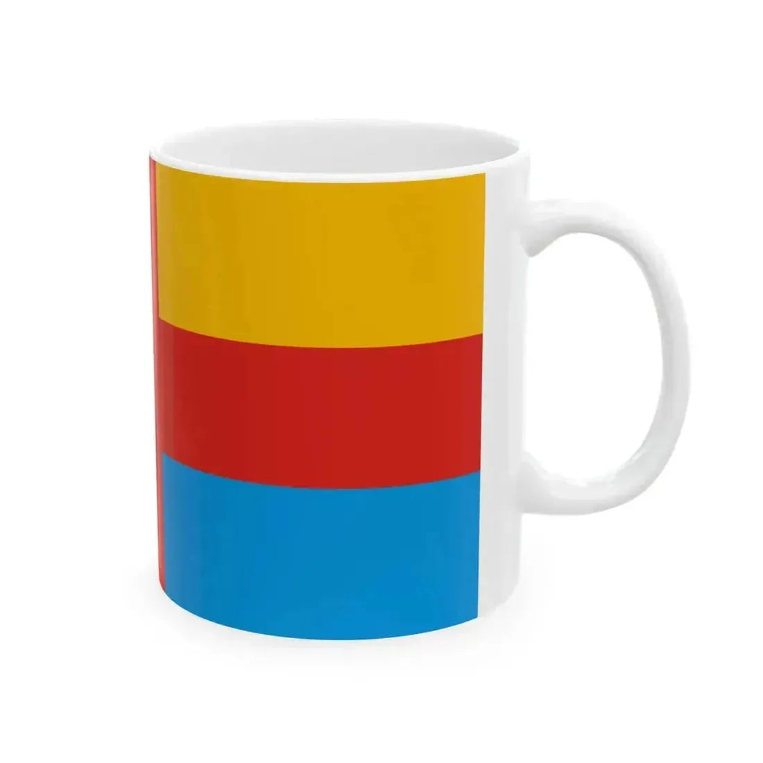 Flag of Dunaharaszti (Hungary) White Coffee Mug - Go Mug Yourself