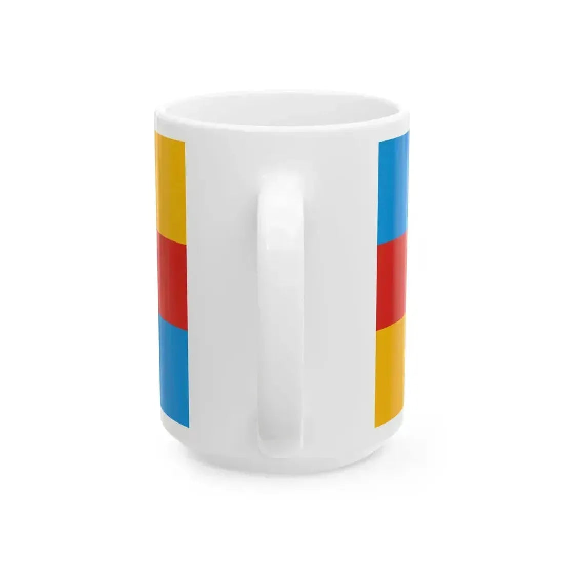 Flag of Dunaharaszti (Hungary) White Coffee Mug - Go Mug Yourself