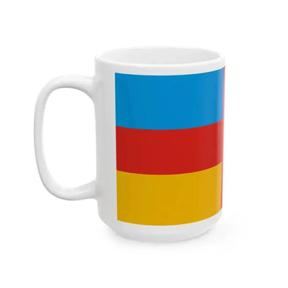 Flag of Dunaharaszti (Hungary) White Coffee Mug - Go Mug Yourself