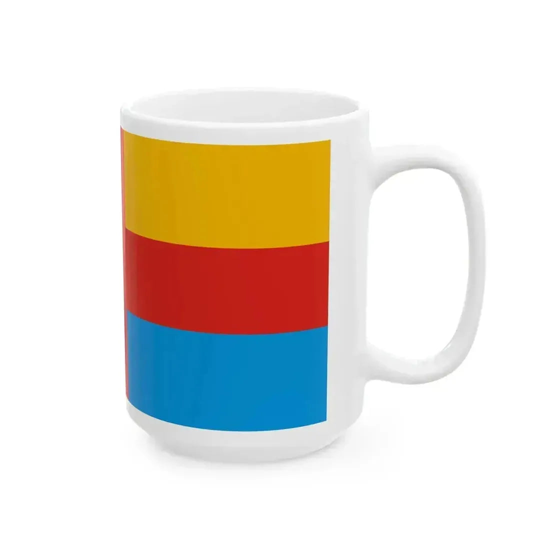 Flag of Dunaharaszti (Hungary) White Coffee Mug - Go Mug Yourself