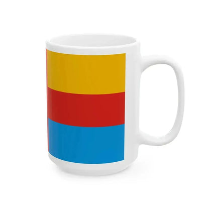 Flag of Dunaharaszti (Hungary) White Coffee Mug - Go Mug Yourself