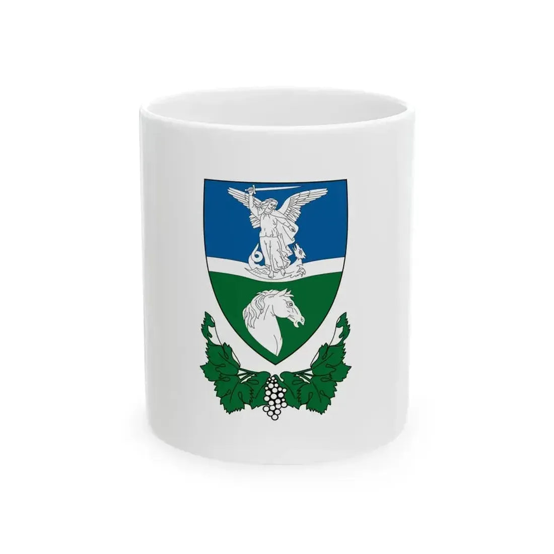 Flag of Dunakeszi (Hungary) White Coffee Mug 11oz - Go Mug Yourself