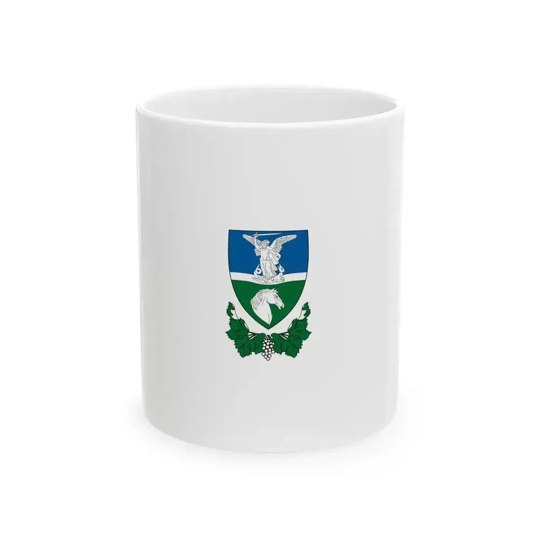 Flag of Dunakeszi vertical (Hungary) White Coffee Mug 11oz - Go Mug Yourself