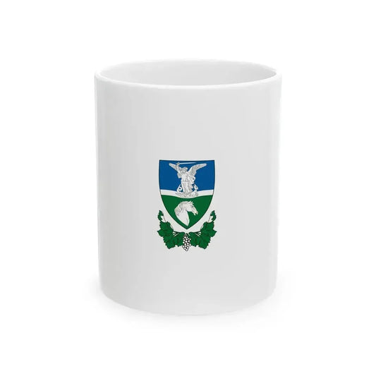 Flag of Dunakeszi vertical (Hungary) White Coffee Mug 11oz - Go Mug Yourself