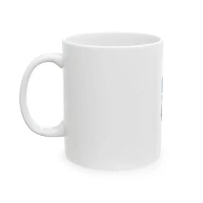 Flag of Dunakeszi vertical (Hungary) White Coffee Mug - Go Mug Yourself