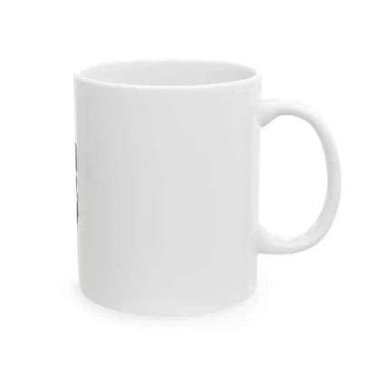Flag of Dunakeszi vertical (Hungary) White Coffee Mug - Go Mug Yourself