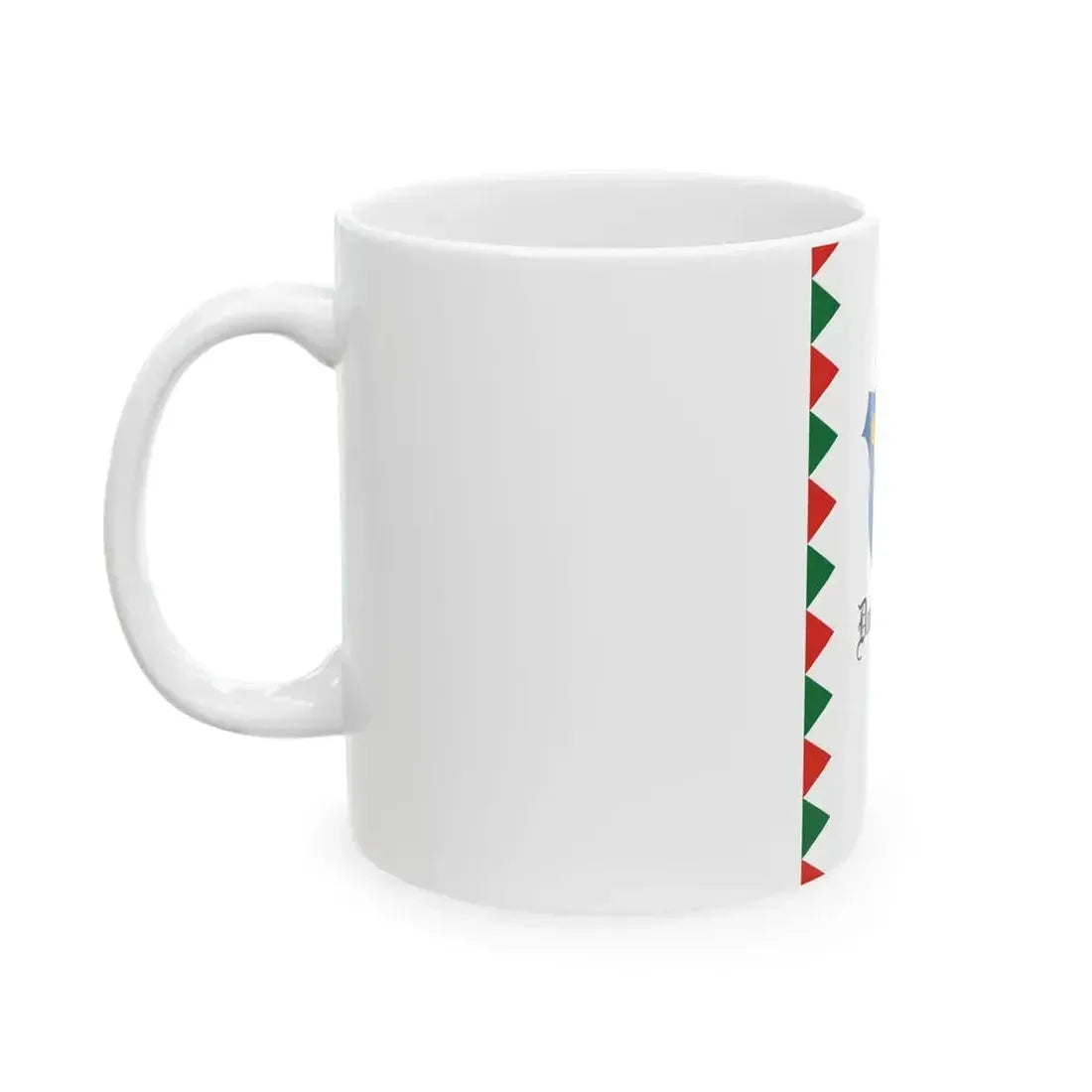 Flag of Dunapataj (Hungary) White Coffee Mug - Go Mug Yourself