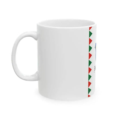 Flag of Dunapataj (Hungary) White Coffee Mug - Go Mug Yourself
