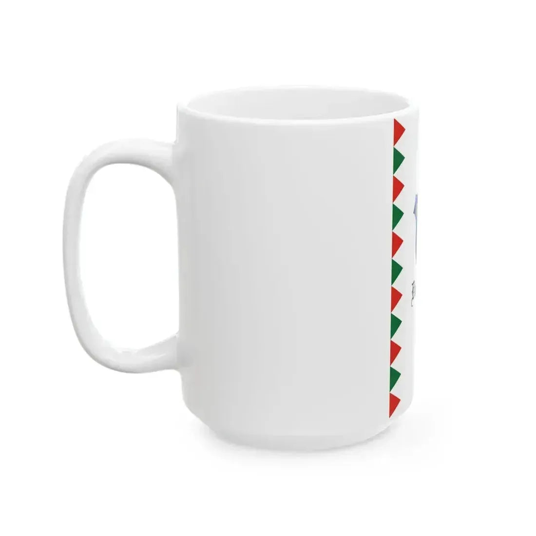 Flag of Dunapataj (Hungary) White Coffee Mug - Go Mug Yourself