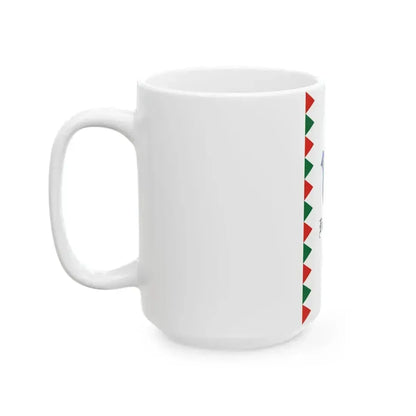 Flag of Dunapataj (Hungary) White Coffee Mug - Go Mug Yourself