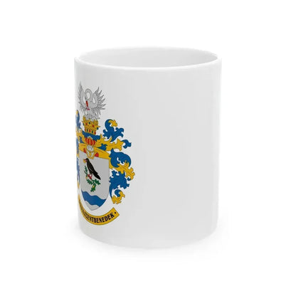 Flag of Dunaszentbenedek (Hungary) White Coffee Mug 11oz - Go Mug Yourself