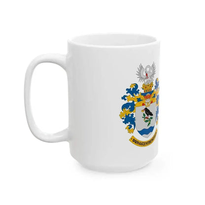 Flag of Dunaszentbenedek (Hungary) White Coffee Mug - Go Mug Yourself