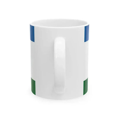 Flag of Dunatetetlen (Hungary) White Coffee Mug - Go Mug Yourself