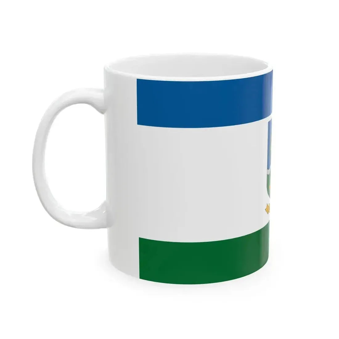 Flag of Dunatetetlen (Hungary) White Coffee Mug - Go Mug Yourself